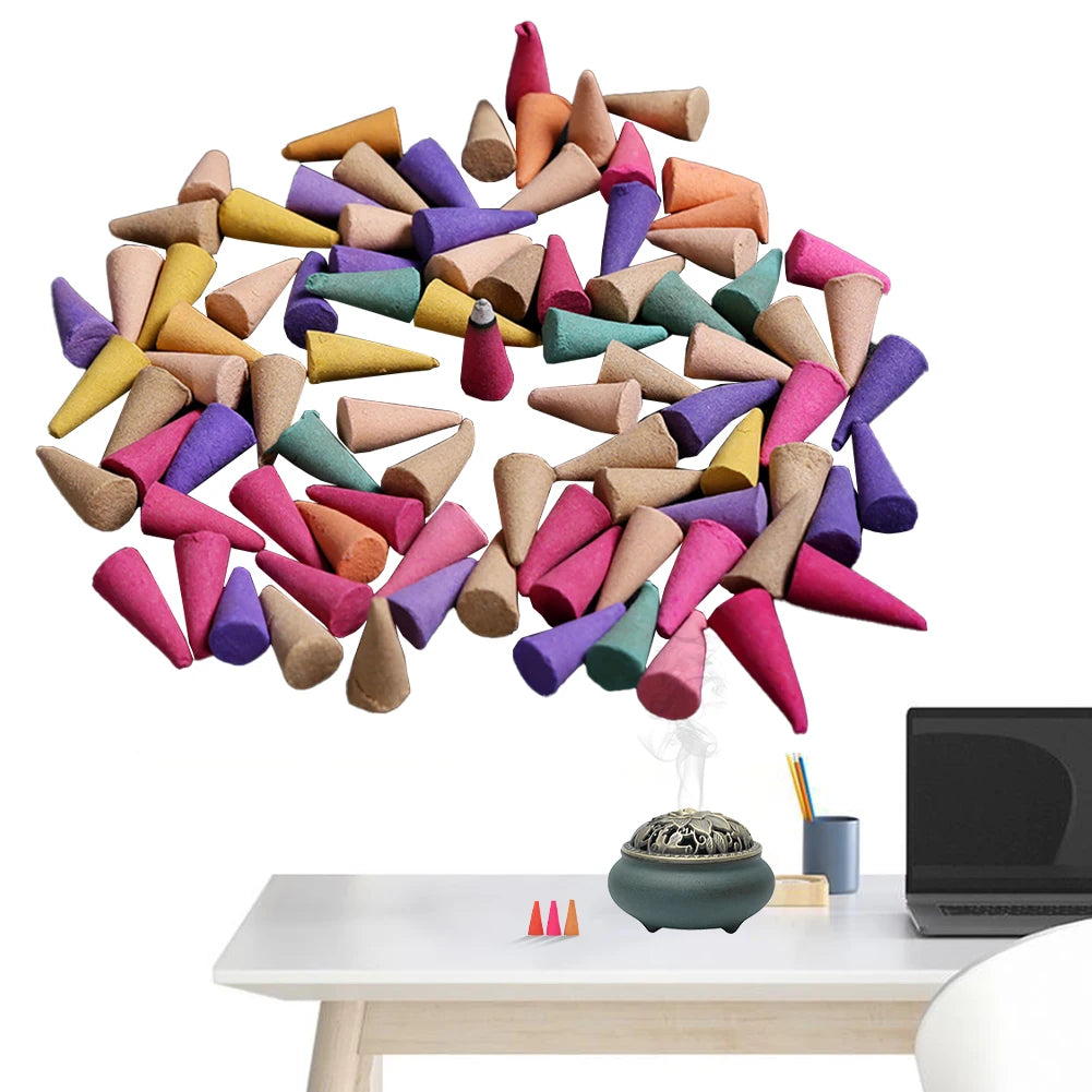60-600Pcs Scented Incense Cones
