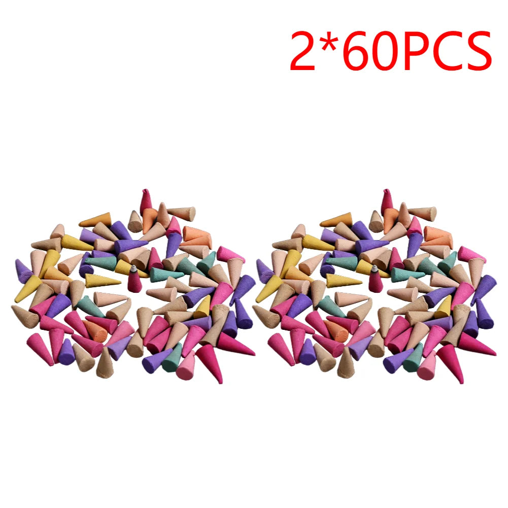 60-600Pcs Scented Incense Cones