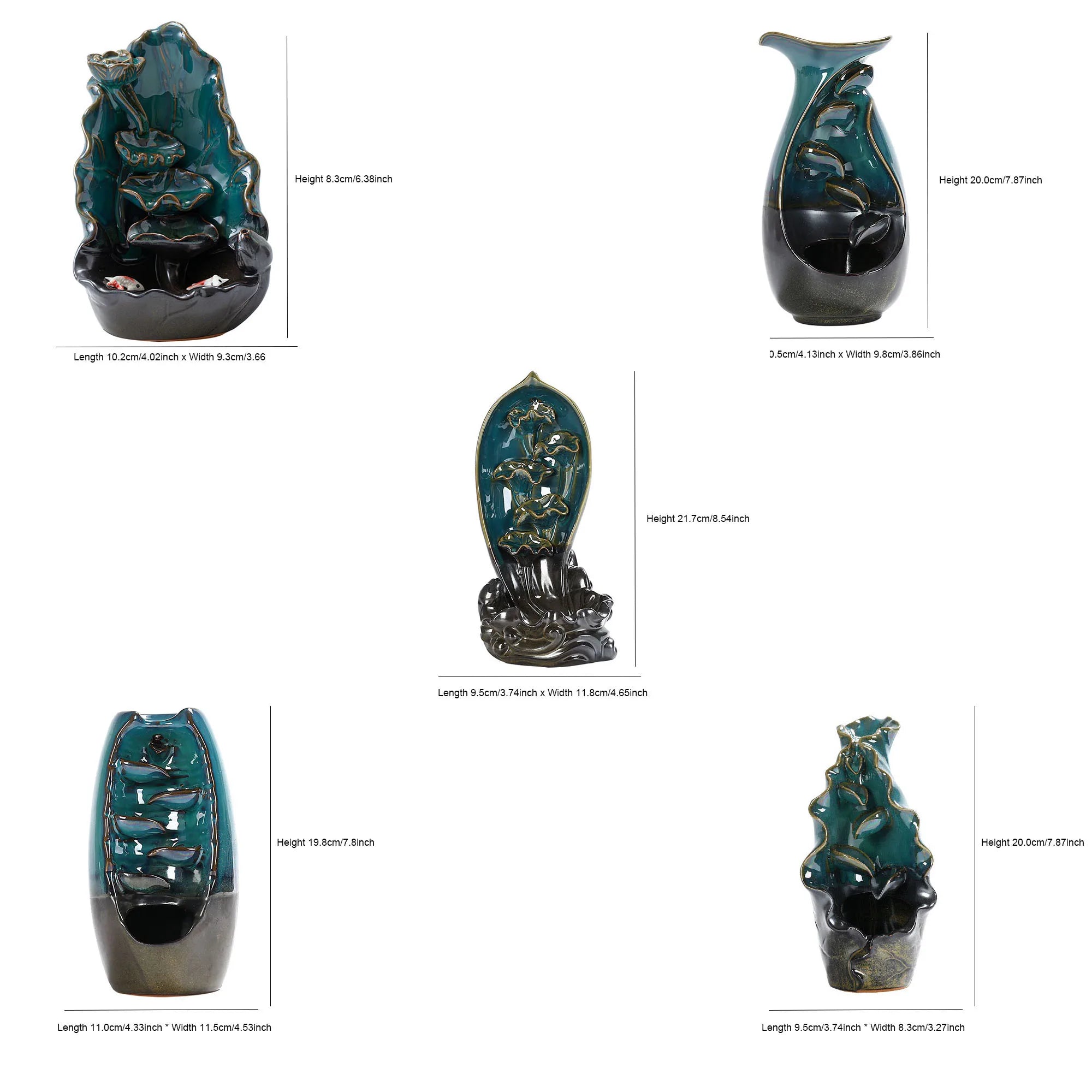 Ceramic Backflow Aromatherapy Stove