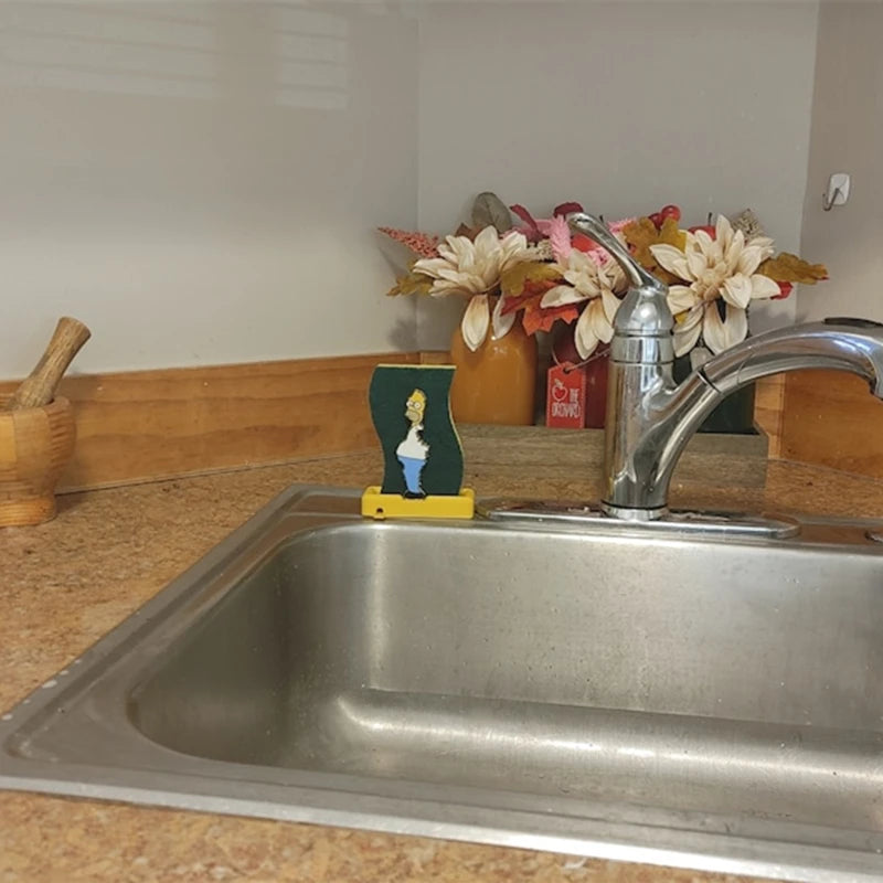 Kitchen Storage Homer Simpsons Sponge Holder