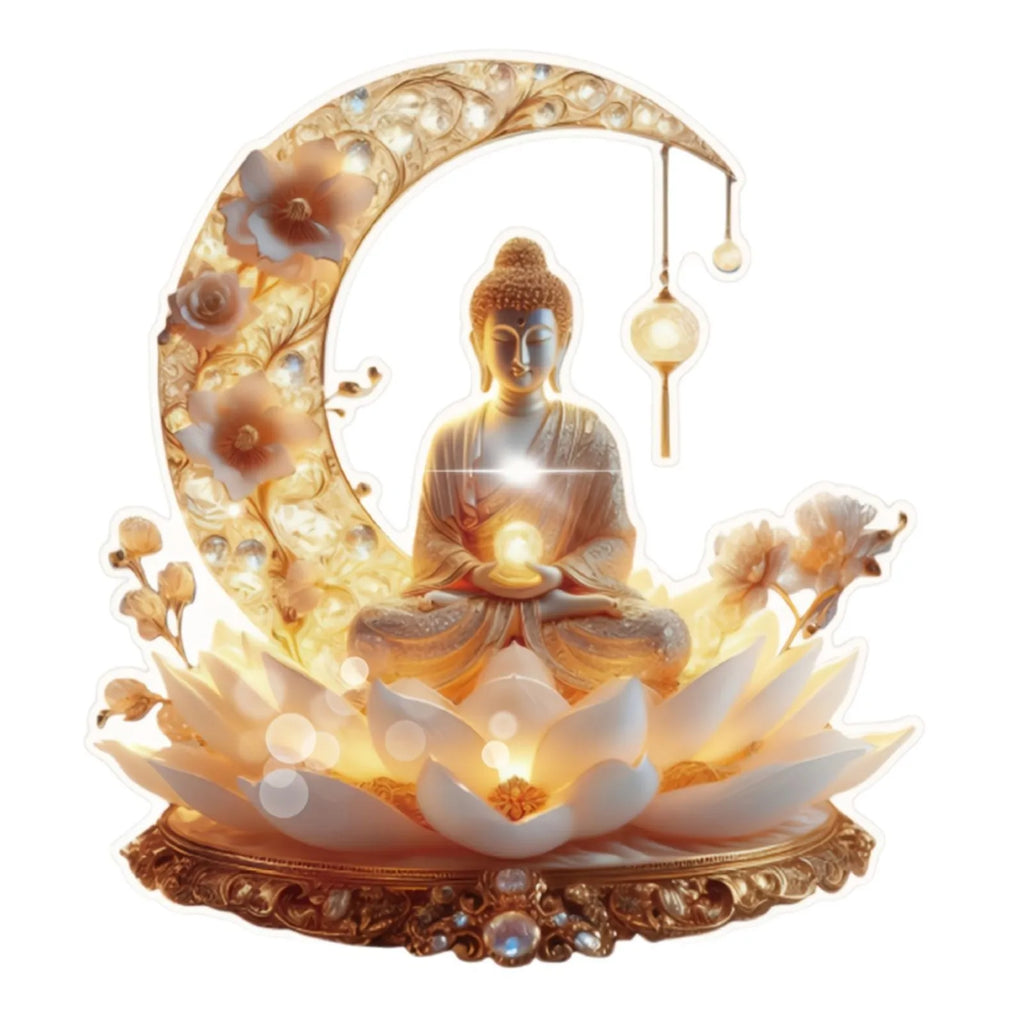 1pcs Lotus Terrace Buddha Statue