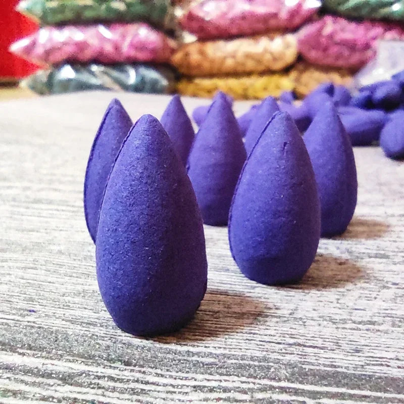 YXYMCF Natural Reflux Tower Incense Backflow Incense Cone