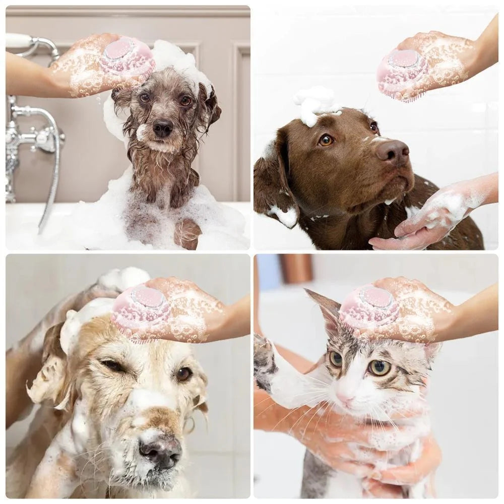 Pet Cleaning Wash Bath Massage