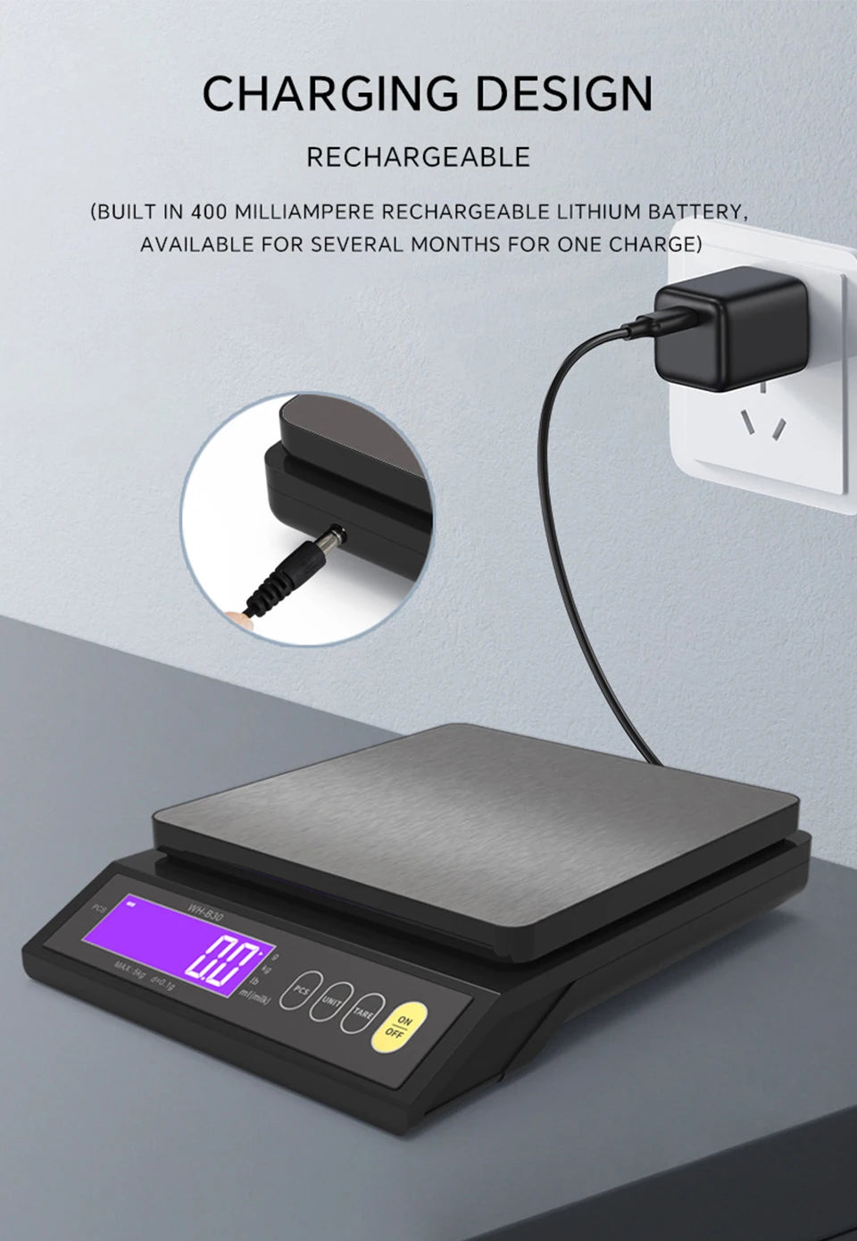 5kg/10kg Digital Electronic Kitchen Scale