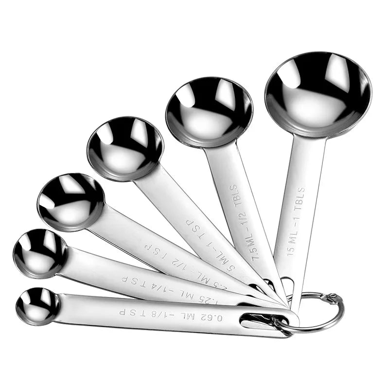 Stainless steel measuring spoon