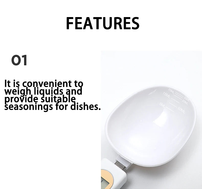 Digital Kitchen Scale Mini Spoon Scale