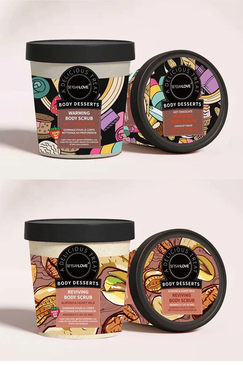 220g Fruit Body Scrub Exfoliating Deep Cleanse