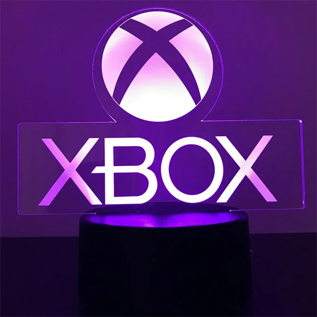 3D LED Gaming Lamp Powered Night Light