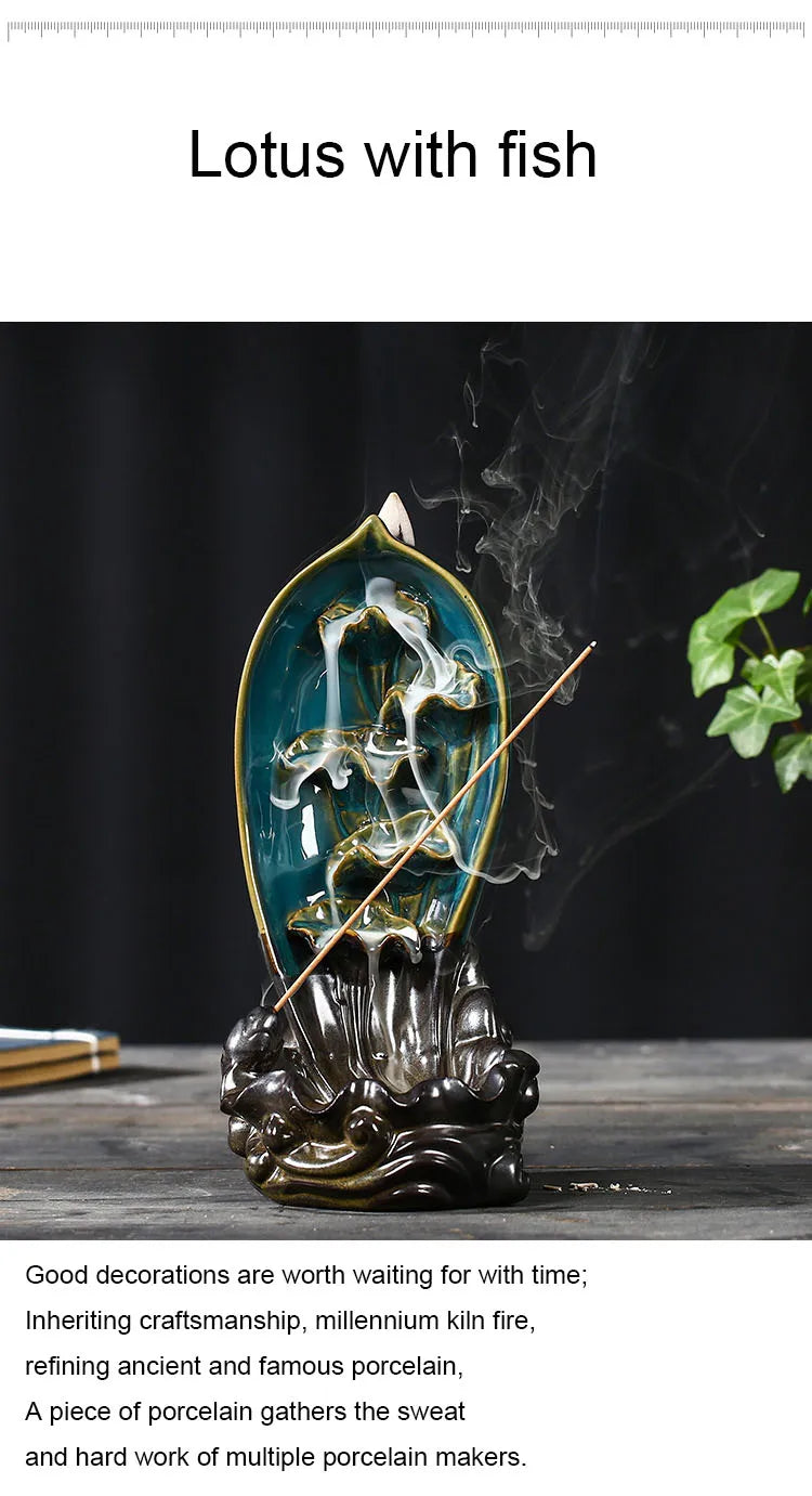 Ceramic Backflow Aromatherapy Stove