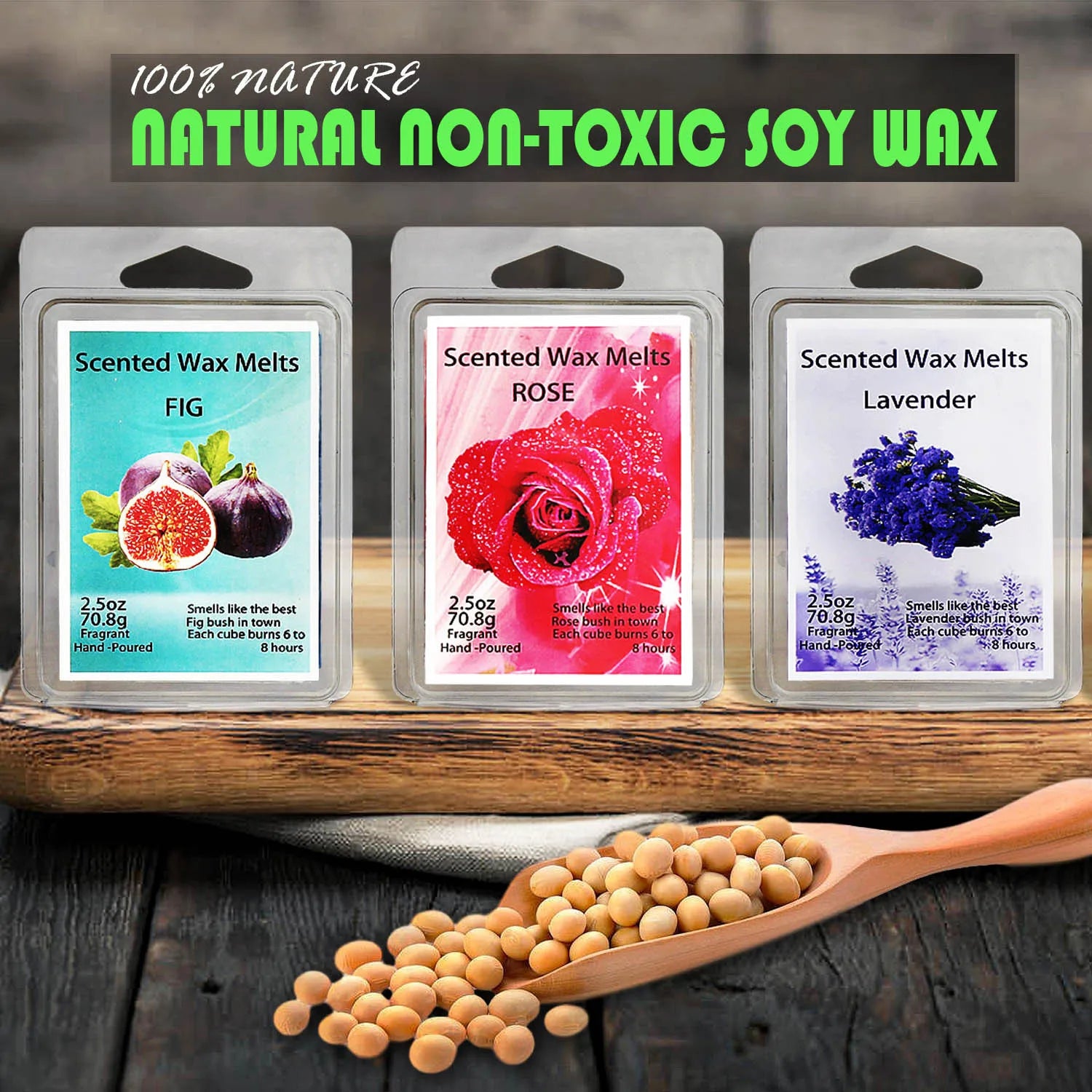 8-box set of scented wax blocks