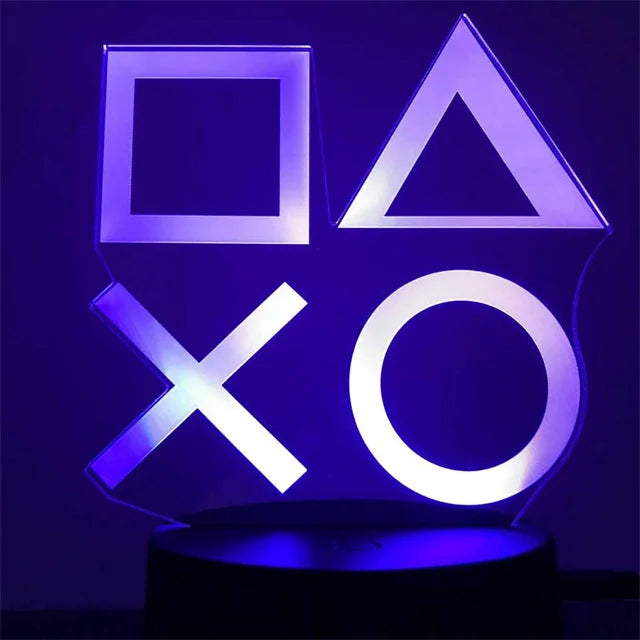 3D LED Gaming Lamp Powered Night Light