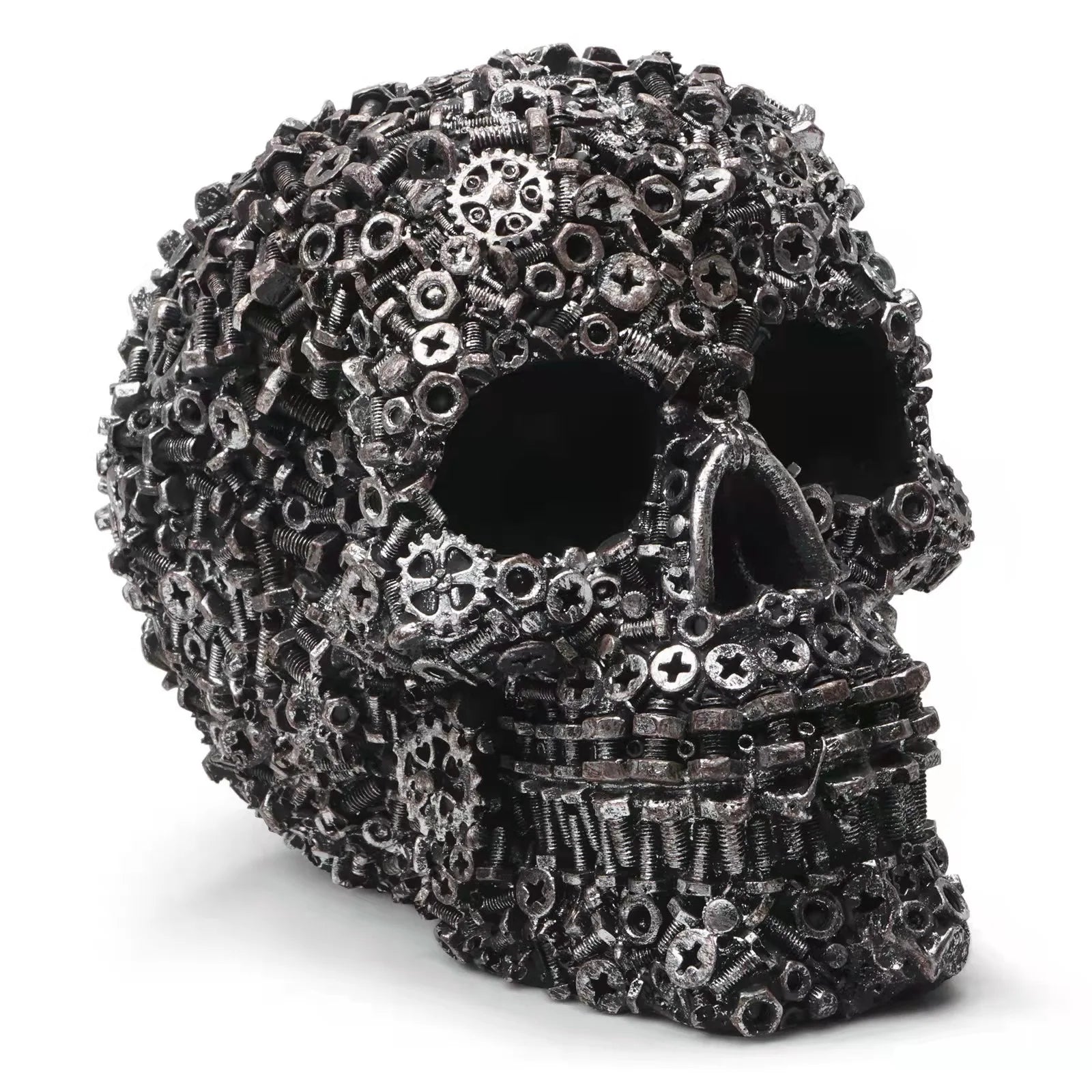 Resin Screw Gear Mechanical Style Skull