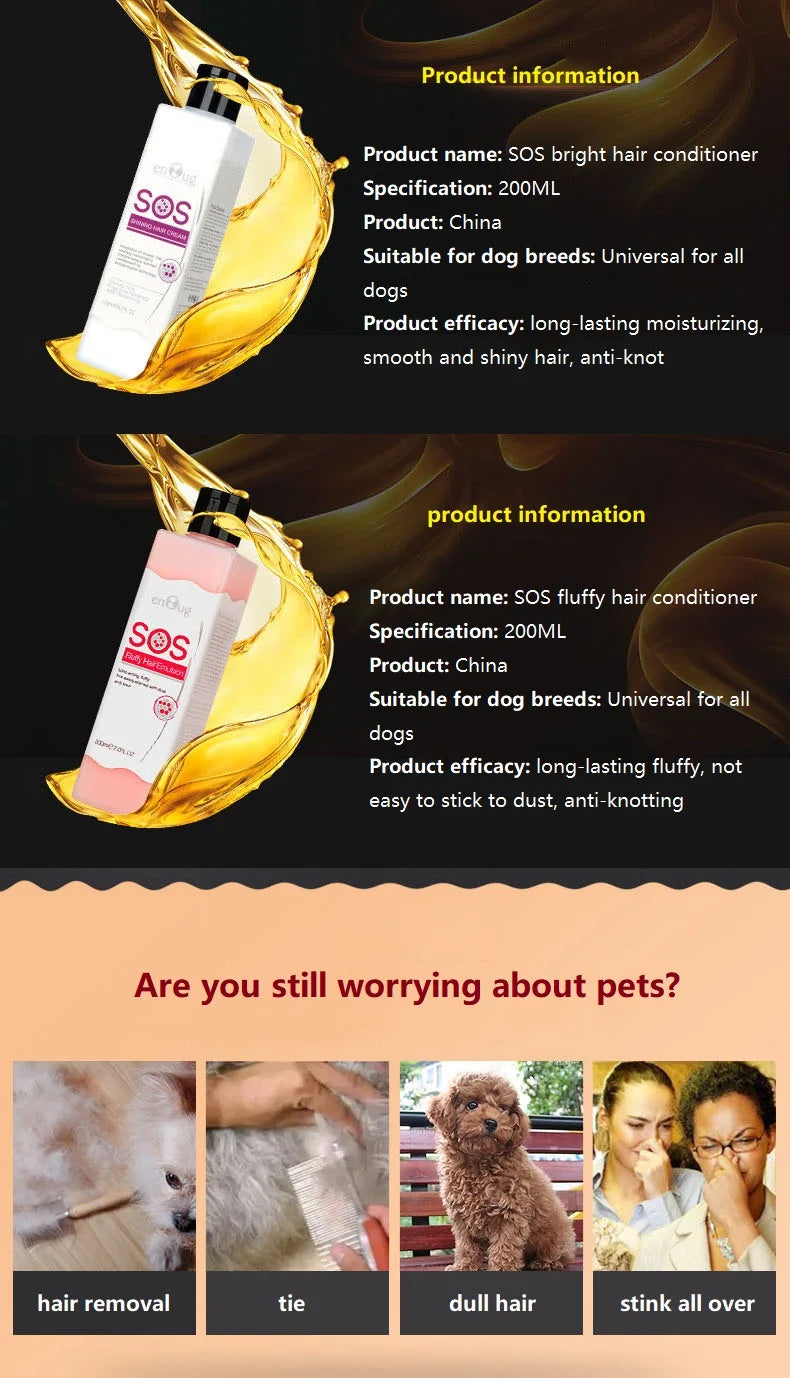 Pet Shower Gel for Puppy and Cat