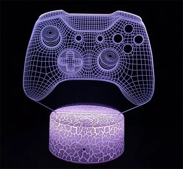 3D LED Gaming Lamp Powered Night Light