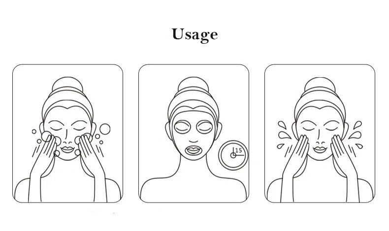 12 Pieces Blueberry Facial Masks