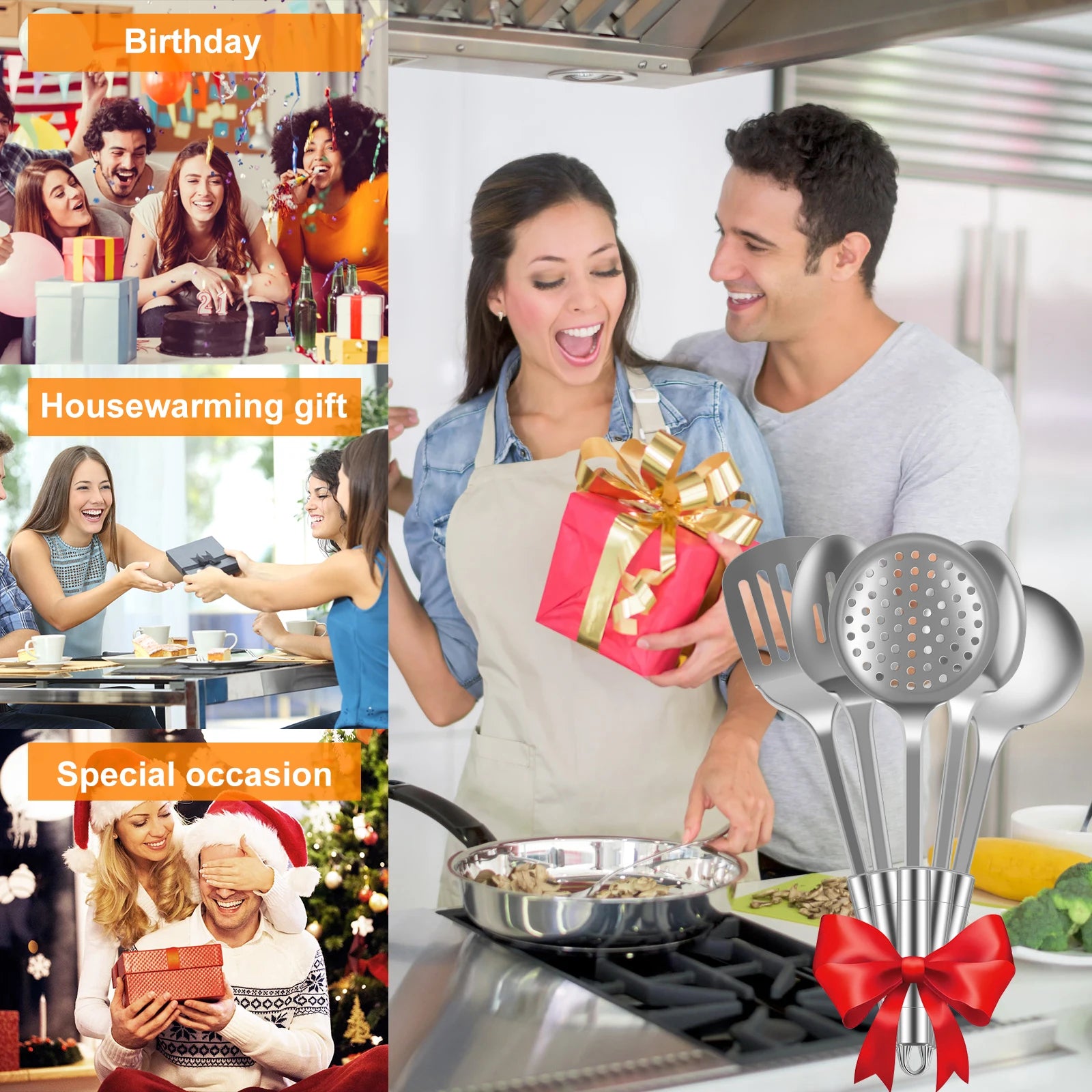 5Pcs Kitchen Cooking Utensils Set