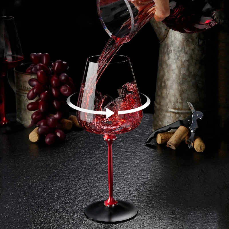 Creative Rotating Glass Wine Glasses