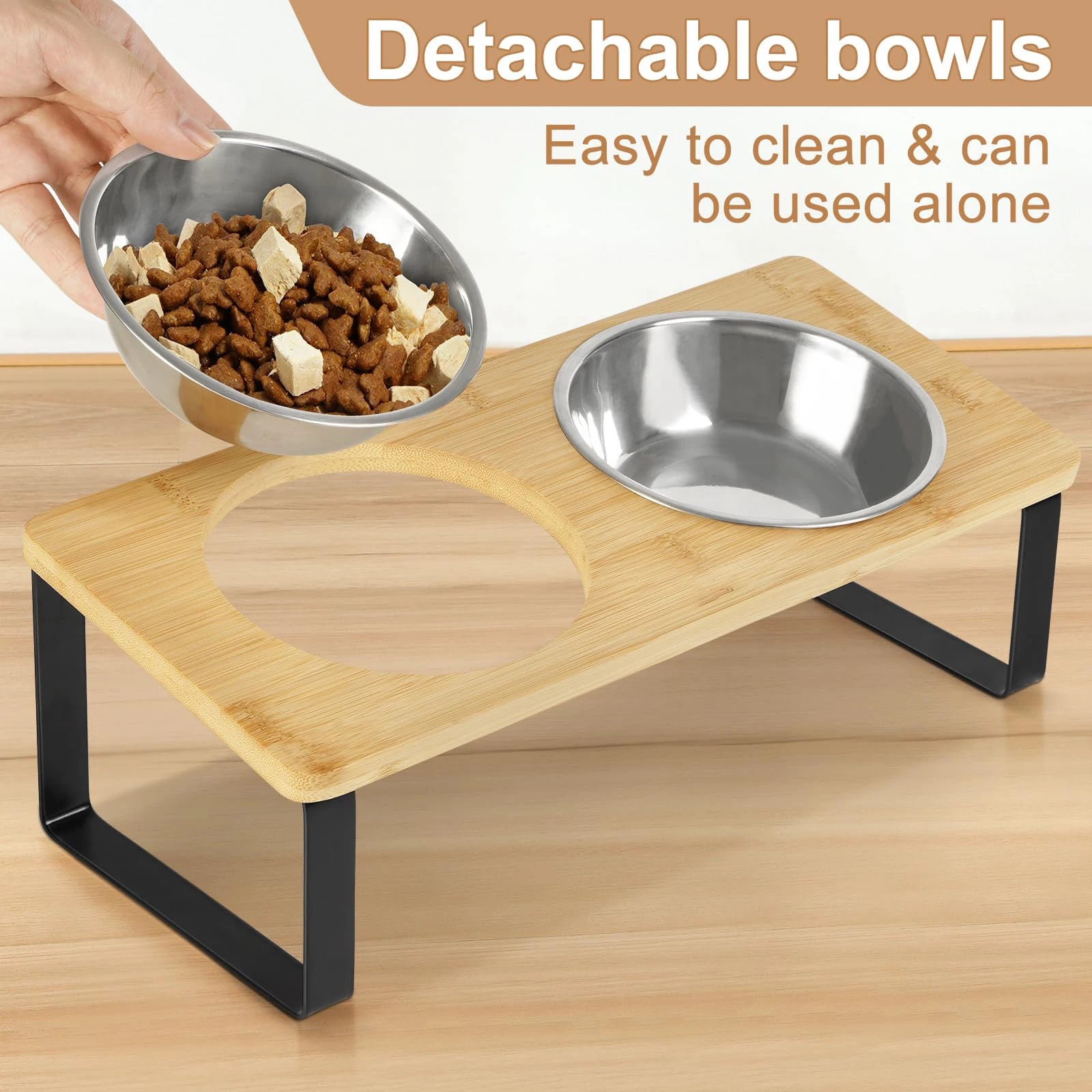 Elevated Cat Bowls Pet Feeder