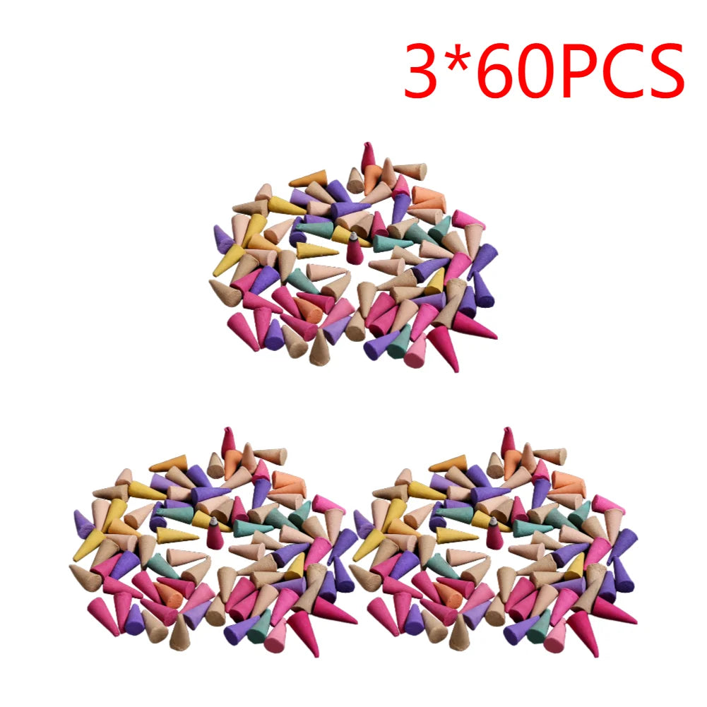 60-600Pcs Scented Incense Cones