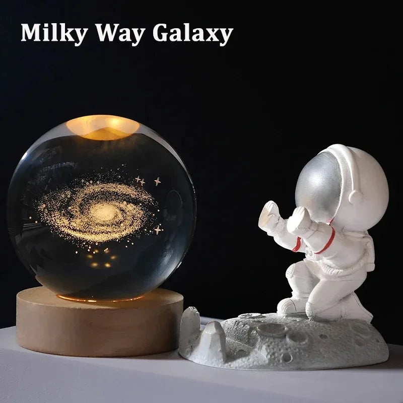 6cm 3D Crystal Ball Decoration