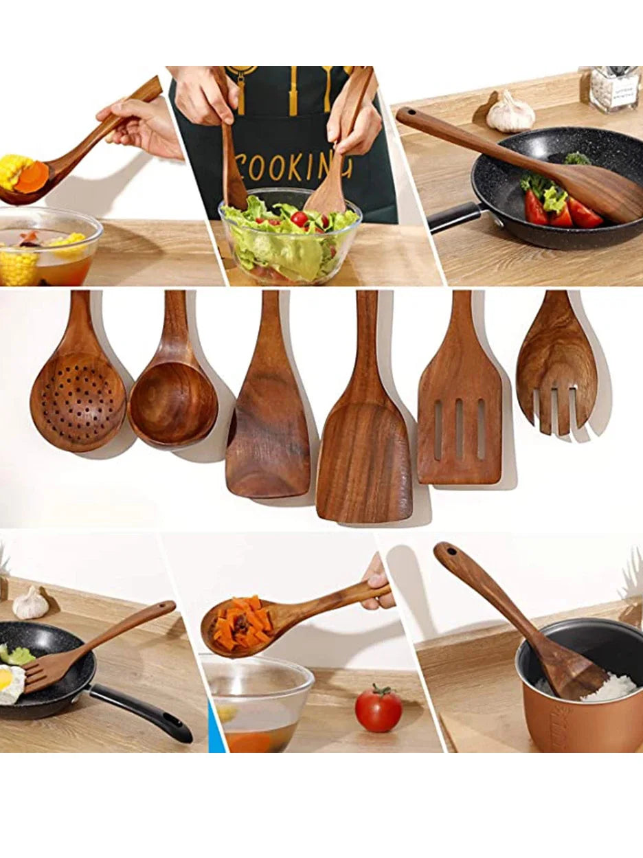 Kitchen Sets Wooden Kitchen Utensils