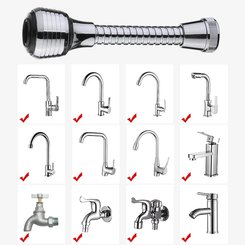 Kitchen Gadgets 2 Modes 360 Rotatable faucet