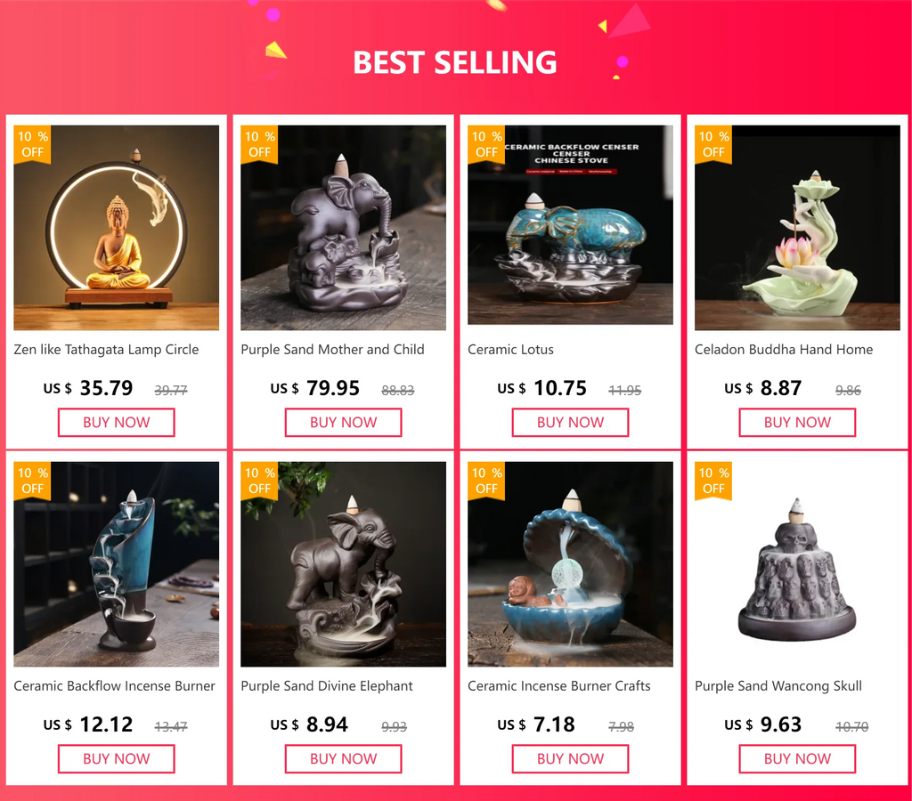 Ceramic Backflow Aromatherapy Stove