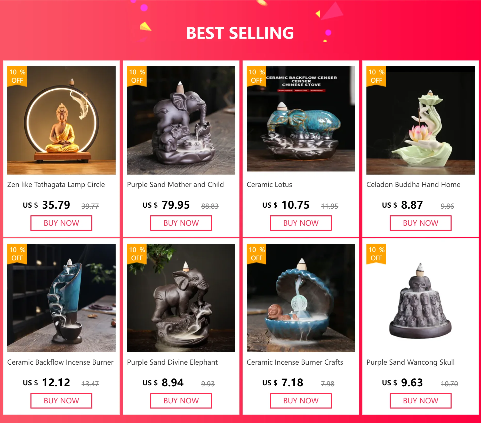 Ceramic Backflow Aromatherapy Stove