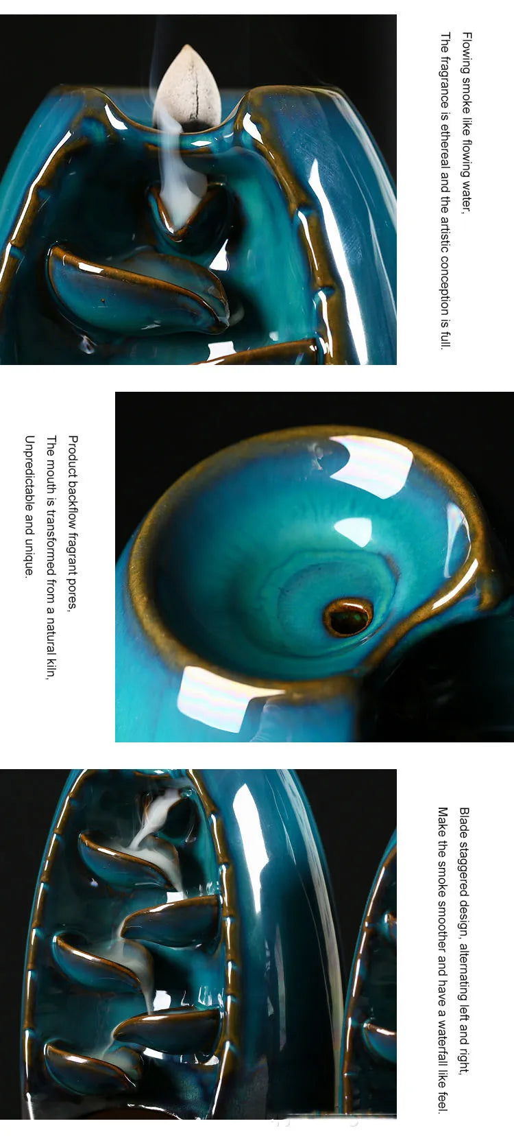 Ceramic Backflow Aromatherapy Stove