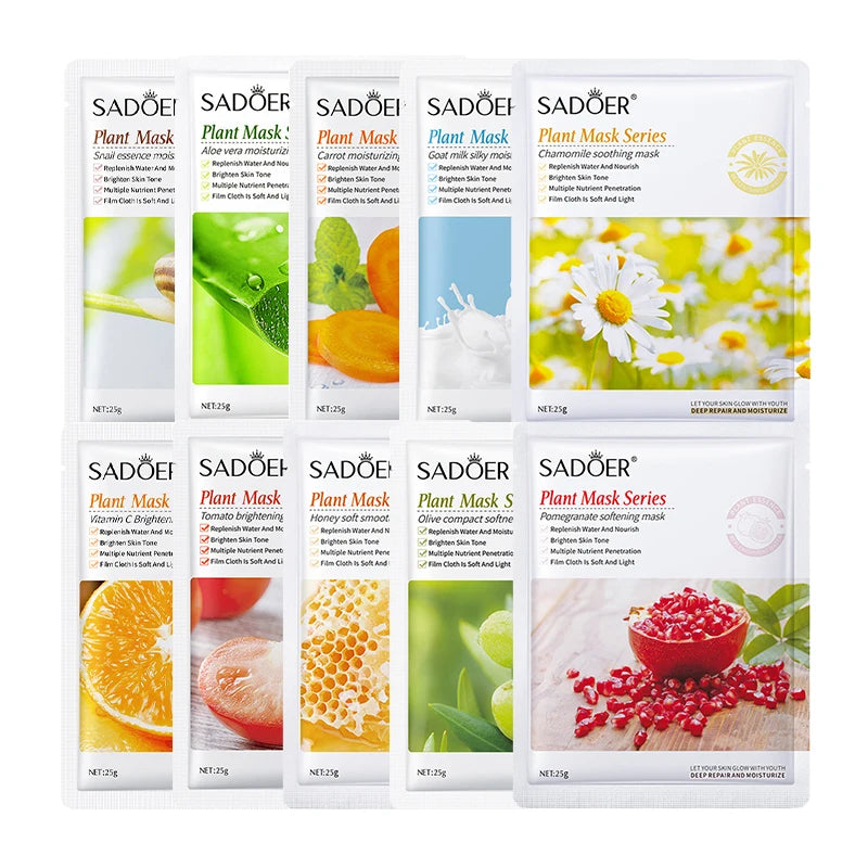 30PCS/Lot BIOAQUA Skin Care Sheet Mask