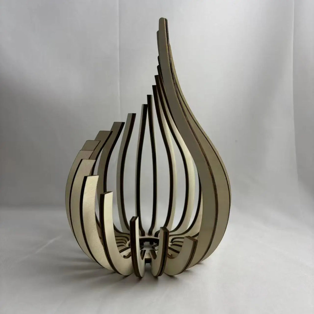 Handmade Candle Holder Made of Wooden