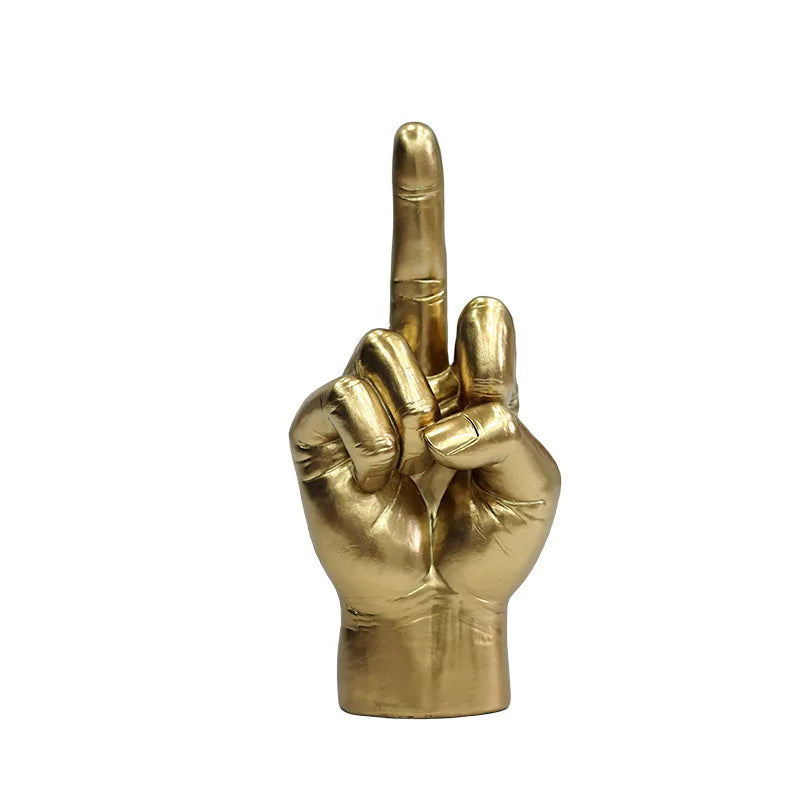 Resin Handicrafts Cute Middle Finger