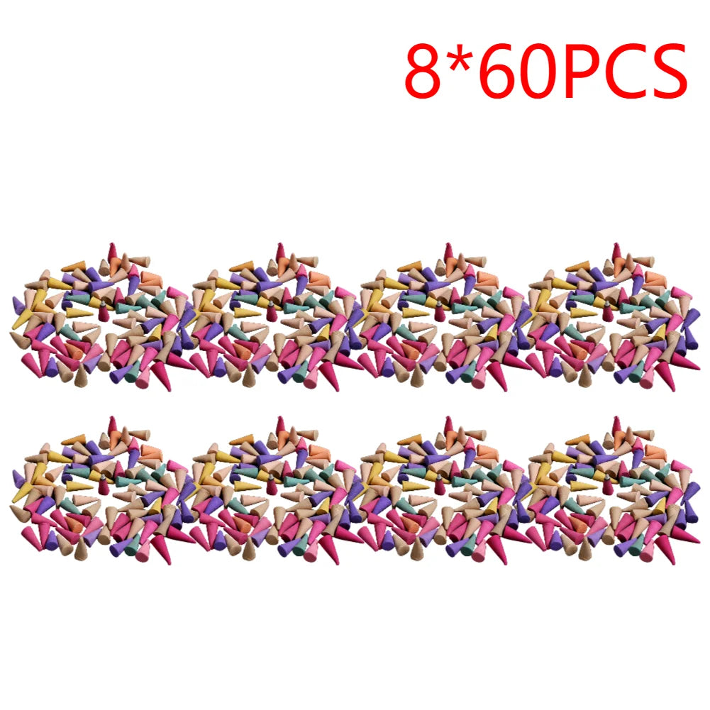 60-600Pcs Scented Incense Cones
