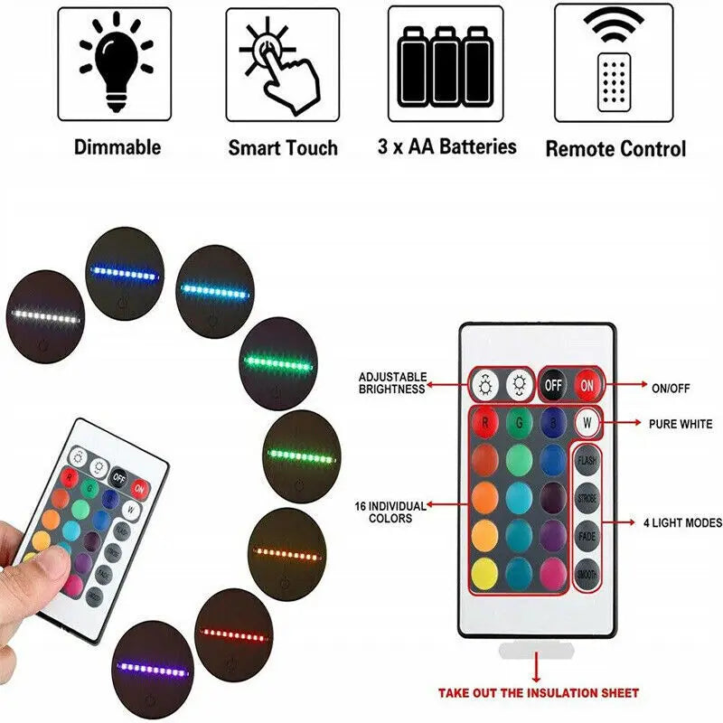 3D LED Gaming Lamp Powered Night Light
