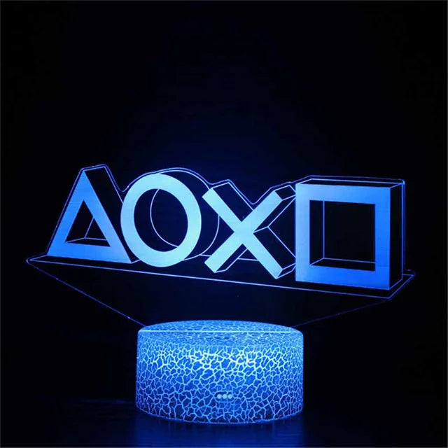 3D LED Gaming Lamp Powered Night Light