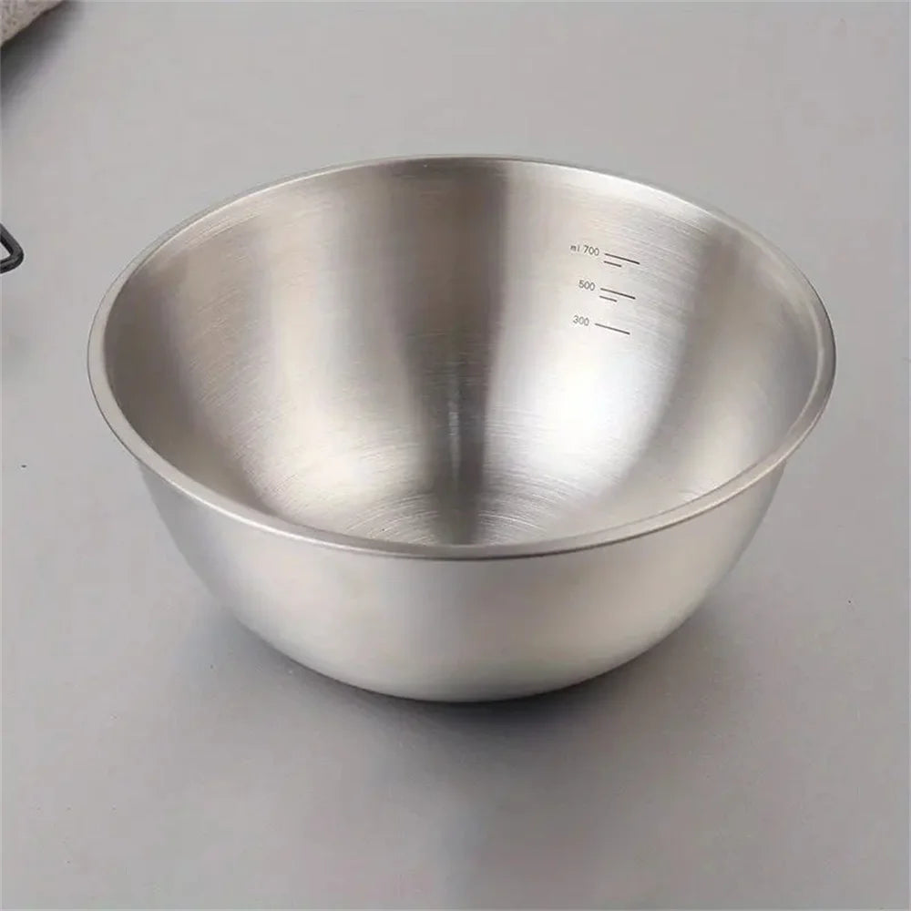 1-3 Stainless Steel Bowl Set with Scale