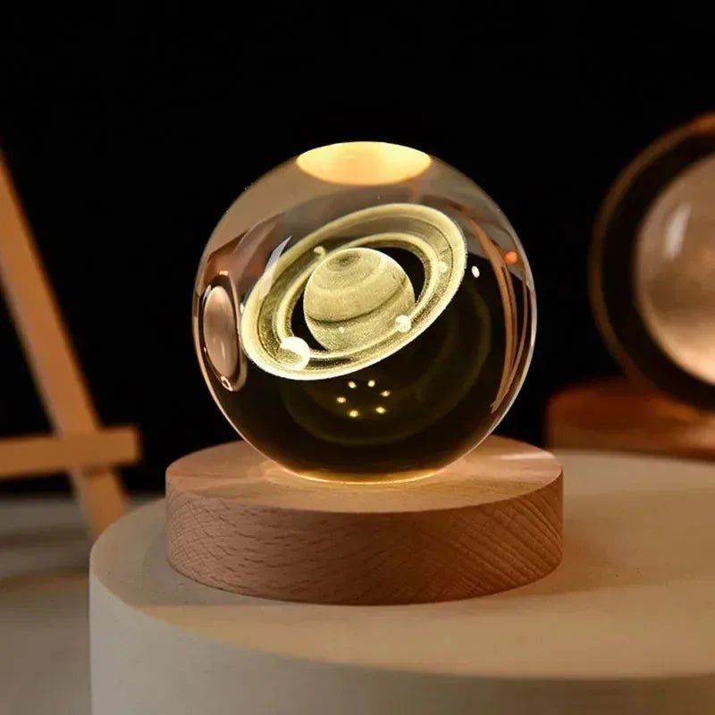 6cm 3D Crystal Ball Decoration