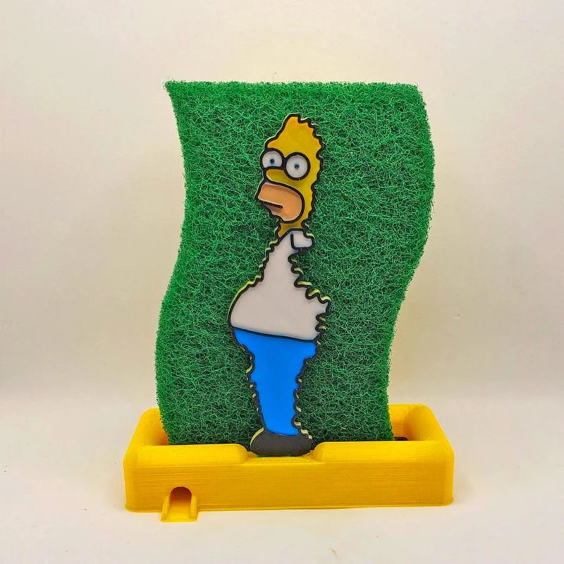 Kitchen Storage Homer Simpsons Sponge Holder