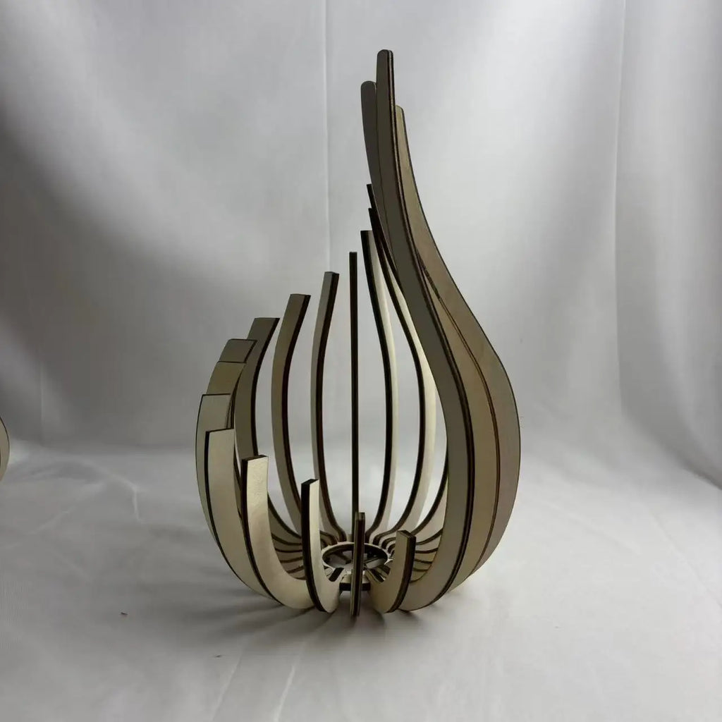 Handmade Candle Holder Made of Wooden
