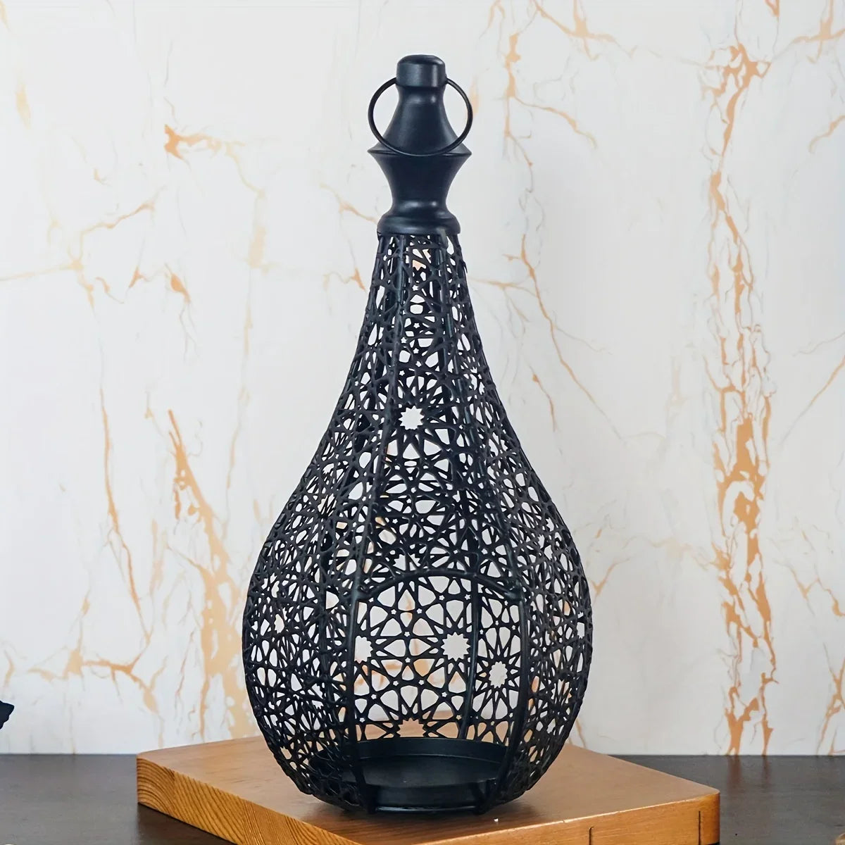 Metal Lantern Candle Holder