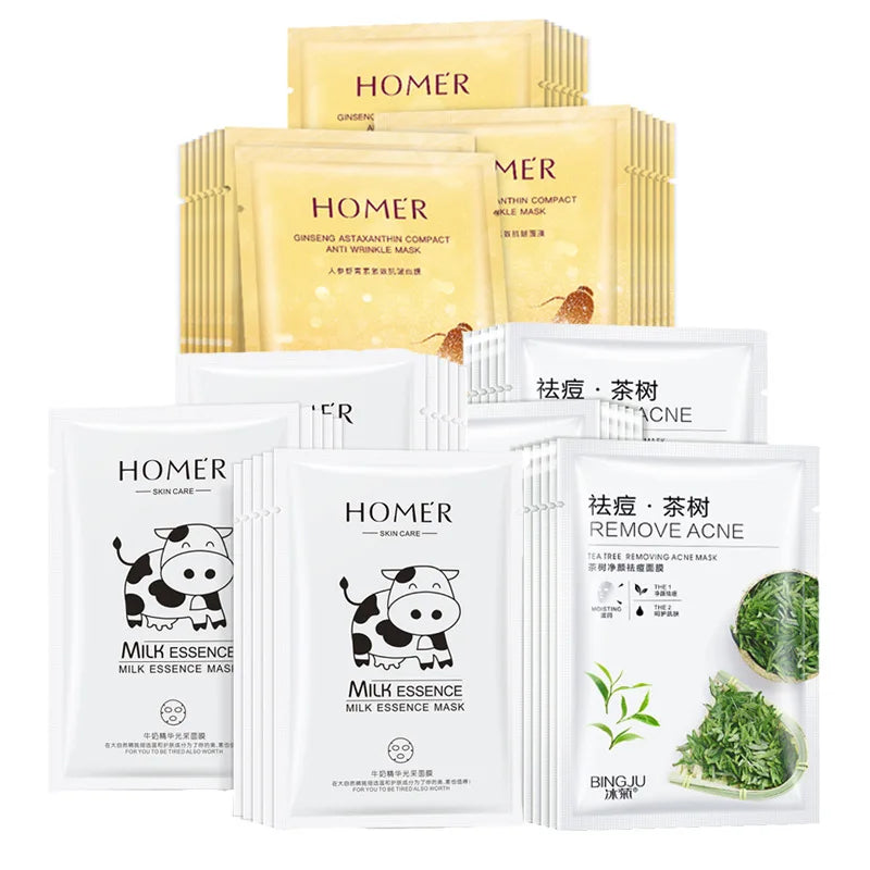 30PCS/Lot BIOAQUA Skin Care Sheet Mask