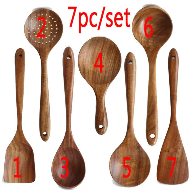 Kitchen Sets Wooden Kitchen Utensils