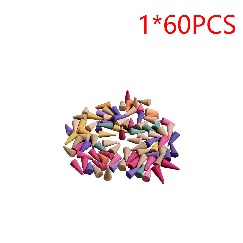60-600Pcs Scented Incense Cones