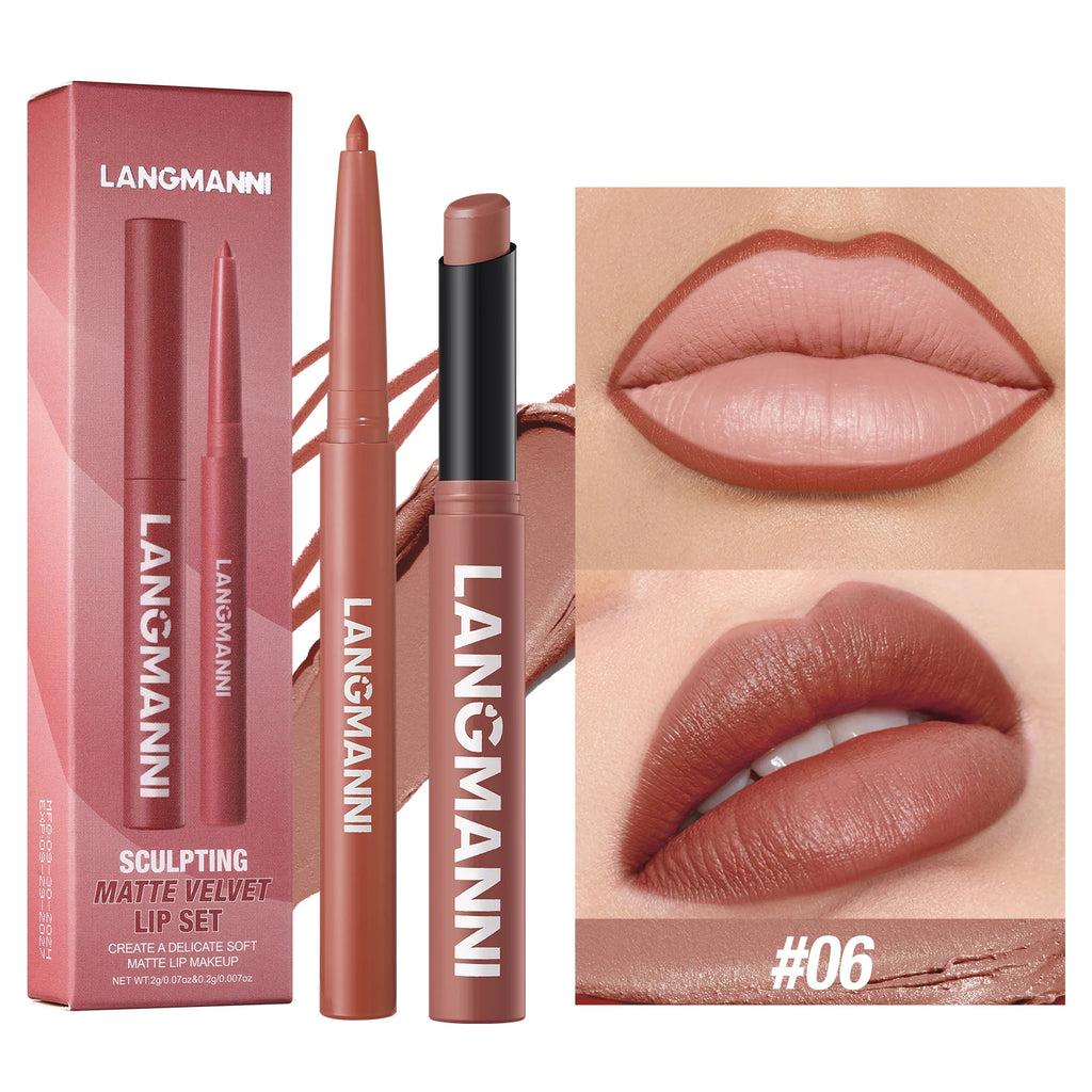 Integrated waterproof lipliner