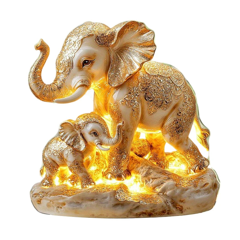 Elephant Statue,2D Flat Acrylic Figurine