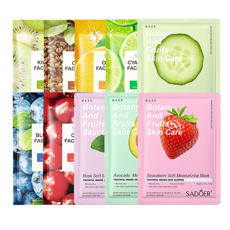 30PCS/Lot BIOAQUA Skin Care Sheet Mask