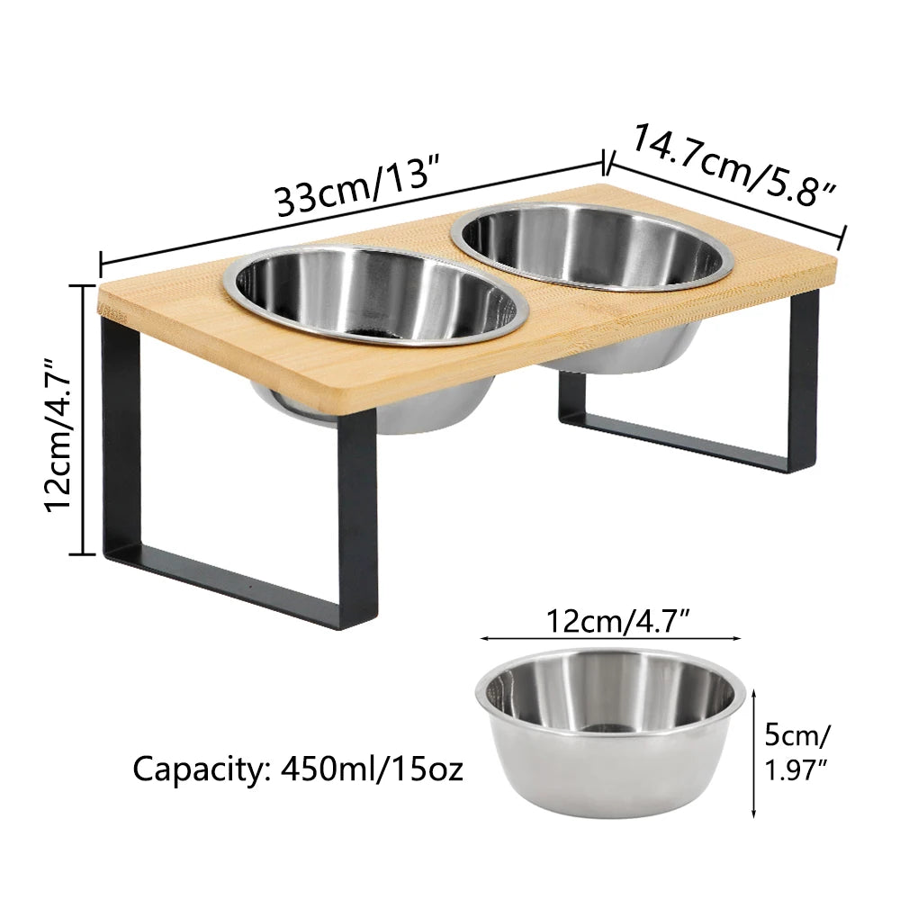 Elevated Cat Bowls Pet Feeder