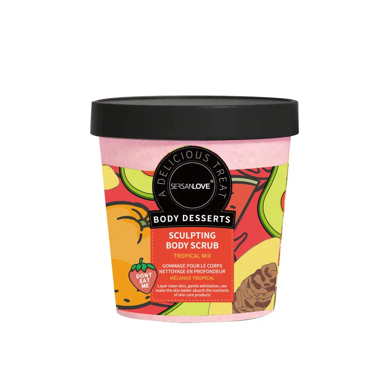 220g Fruit Body Scrub Exfoliating Deep Cleanse