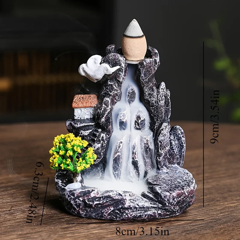 Backflow Incense Holder Waterfall