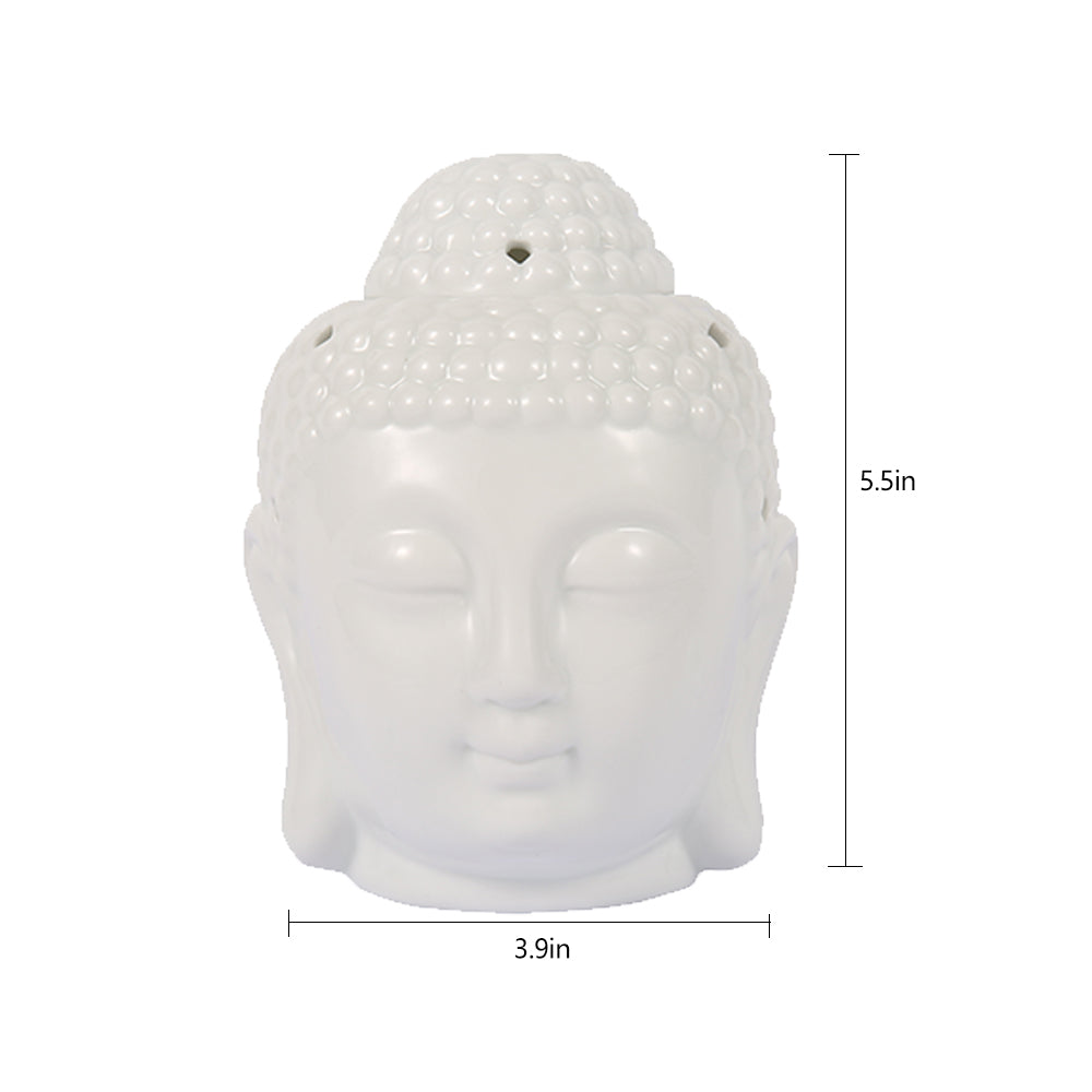 Ceramic Buddha Head Aromatherapy Oil Burner